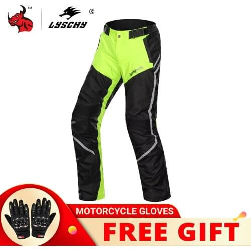 LYSCHY Motorcycle Pants Summer Moto Suit Motorbike Riding Jacket Motocross Jacket Breathable Waterproof Motorcycle Protection