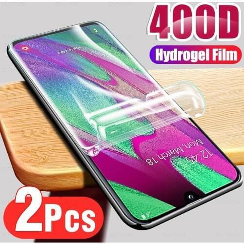 2Pcs Matte Hydrogel Protector Film For Samsung Galaxy A40 On Samsun A 40 5.9" For SM A405F/DS Film Protective Screen Full Cover