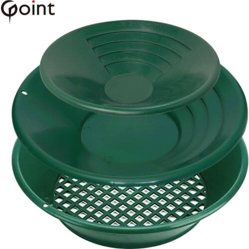 NEW Plastic Gold Pan Basin Nugget Mining Dredging Prospecting for Gold Mining Manual Wash Gold Equipment Metal Detecting Tools