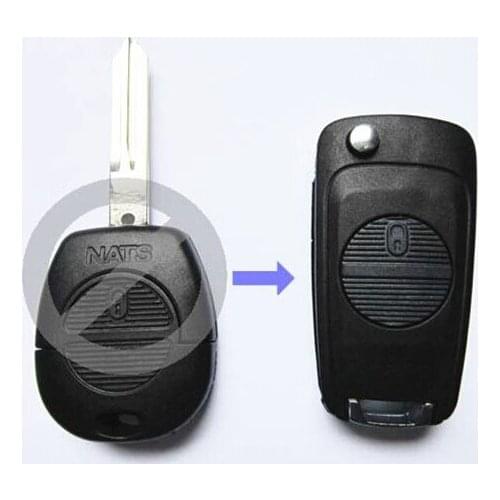 New ! 2 Buttons Modified Flip Remote Key Shell For Nissan A33 Folding Key Blanks Case