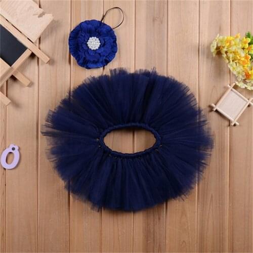 Newborn Photography Props Baby Girls Princess Tutu Skirt Headband New Born Girl Photo Green Pettiskirt fotografia accessories