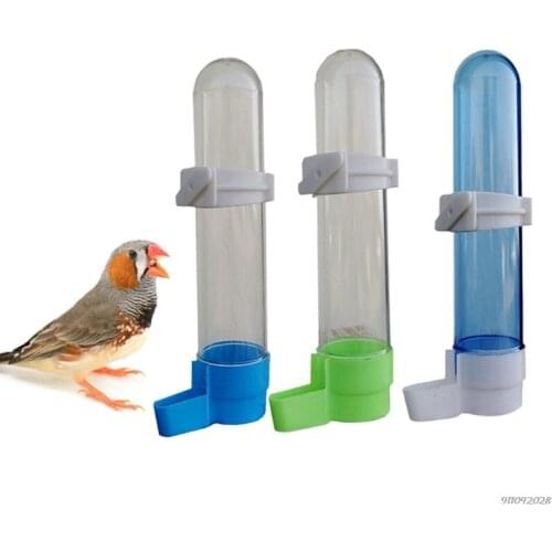 Pet Bird Plastic Auto Feeder Parrot Cockatiel Feeding Water Drinker Cup Bowl Dispenser Cage Supplies A16 21 Wholesales