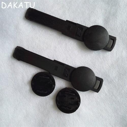 DAKATU Free Shipping Plastic Key Shell for VW Volkswagen B5 Passat BORA GOLF smart emergency spare key blade