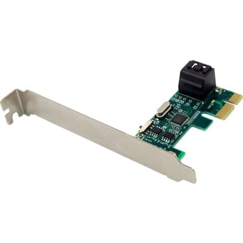 PCIE 2 Port Add on Card 6Gbps PCIExpress SATA 3 Controller To SATA 3.0 PCI-E Expansion Card Adapter Converter Riser Chip ASM1061
