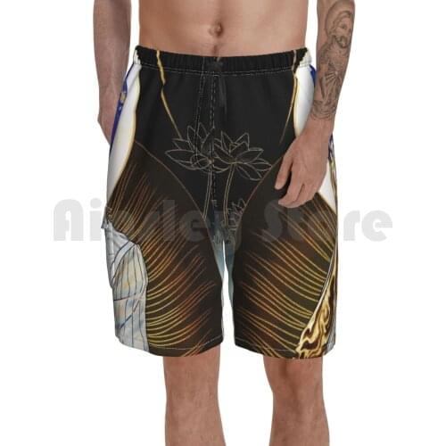 Phosphophyllite Beach Shorts Men Beach Pants Swim Trunks Animates Phosphophyllite Land Of The Lustrous Manga Phos Hnk