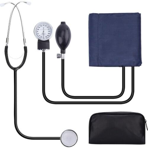 Manual Blood Pressure Monitor Diastolic Sphygmomanometer Medical Doctor Stethoscope Sphygmomanometer Cuff Home Health Monitor