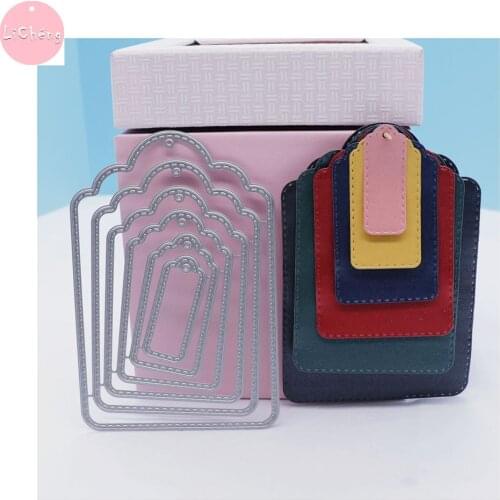 Tag Mark Metal Cutting Dies Scrapbooking Craft DIY Stencil Embossing Folder Card making Molds Clear Stamps and Slimline Die 2020