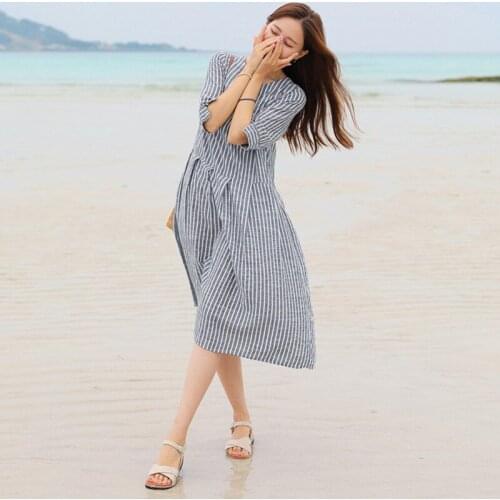 SPENIC TENSIC Linen Summer Dresses