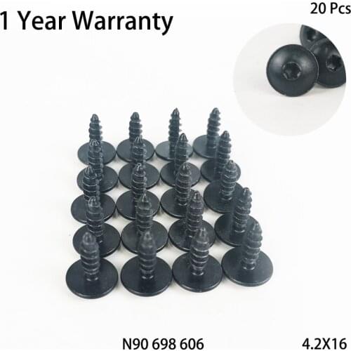 20pcs Car Fender Screws for VW Audi 4.2X16 N90698606 N90 698 606