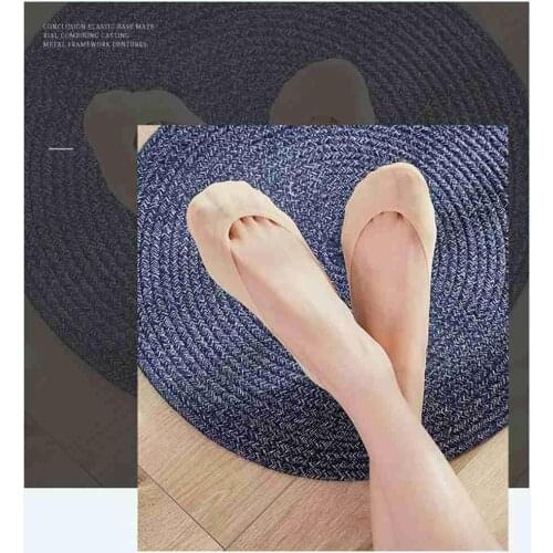 Ladies Summer Thin Sock Slippers Women Silicone Antiskid Ice Boat Seamless Women Invisible Socks Silk Socks Girls T8Q1