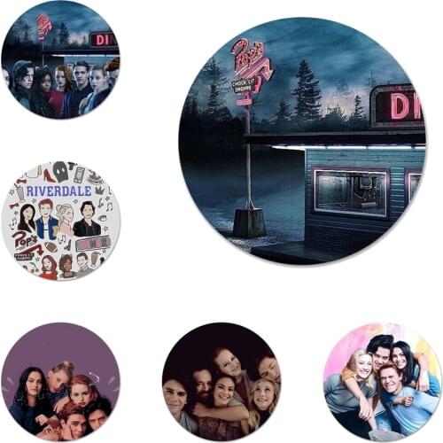 American TV Riverdale Icons Pins Badge Decoration Brooches Metal Badges For Clothes Backpack Decoration