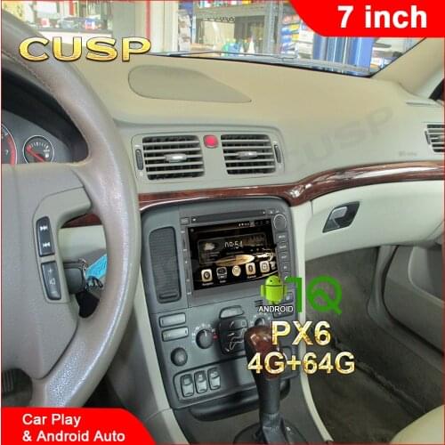 Android 10 4G+128 Car dvd player for VOLVO S80 1998 2000-2006 Android 2 Din Car Auto Radio gps navigation stereo MultimediaAudio