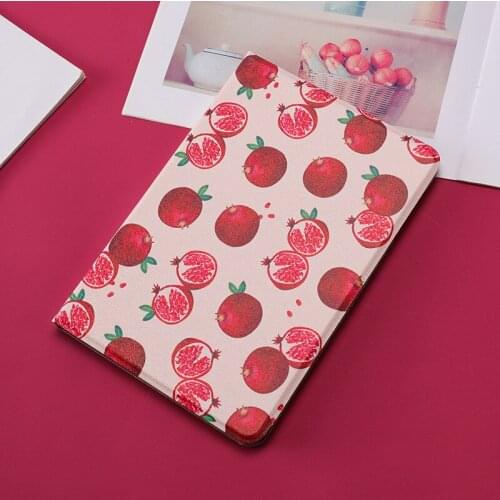 For iPad Mini 1 2 3 4 5 Case Fashion Print Shockproof Tablet Protective Cover Funda for iPad mini Cute Pomegranate Design