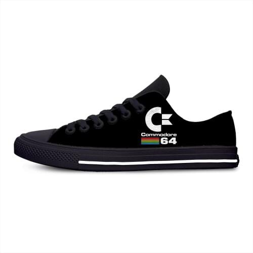 Commodore 64 C64 SID Amiga Fashion Cool Classic Casual Cloth Shoes Low Top Lightweight Breathable 3D Printed Men women Sneakers
