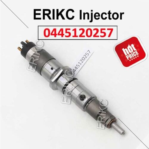 ERIKC 0445120257 Common Rail Fuel Auto Injector Assy 0445 120 257 Diesel Injectors Manufacturer 0 445 120 257 For Bosch Cummins