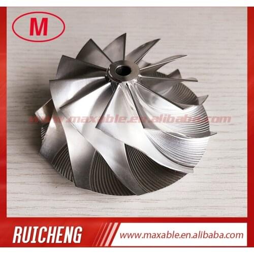 HX40 67.00/89.00mm 11+0 blades high performance turbo Turbocharger Billet/milling/aluminum 2618 compressor wheel