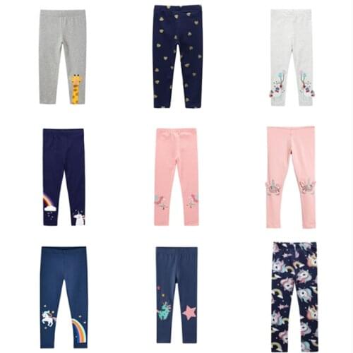 Girls Leggings Toddler Trousers Kids Leggings for Girl Baby Pants Children Cartoon Trousers Clothes Baby Girls Unicorn Leggings