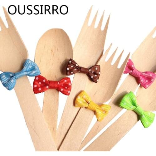 25Pcs Multi Colors Ribbon Bow Small DIY Gifts For The New Year Gift Box Candies Suit Knifes Decoration Biscuit Cake Bag Ornament