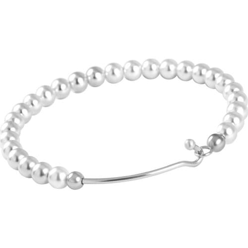 MJB0436 Fresh Water Pearl Bangle 2017 New Fashion Women Fancy Bangle Gift