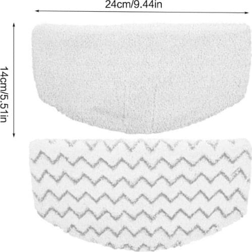 2pcs/lot soft washable Microfiber Mop Pads for Bissell symphony 1132 1252 series Steam Mop Pad 1132 1543 1530 1652 A0NC