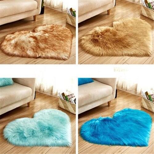 New 20pcs Shaggy Carpet For Living Room Home Warm Plush Floor Rugs fluffy Mats Kids Room Faux Fur Area Rug Living Room Mats Sil