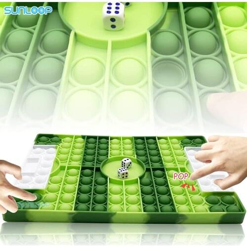New Big Fidget Football Game Board Toys for children Adults Figet Toys simpl dimmer Soccer Bubble Fidgets Board for Parent-Child
