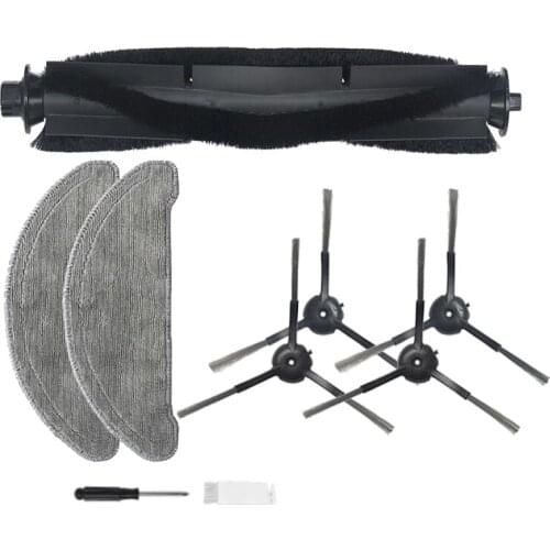 Main Brush Roll Brush Dust Bag Mop Cloth for ROIDMI EVE Plus Vacuum Cleaner Parts Dust Bag Cleaner Sweeper Accessories
