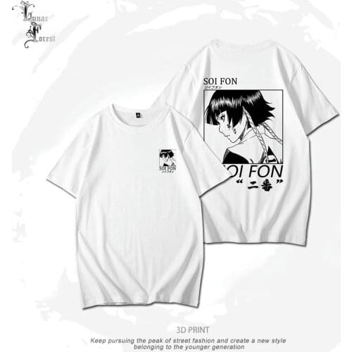 BLEACH 3D Printing T-shirt Summer Fashion Round Neck Short Sleeve Popular Japanese Anime Streetwear Plus Size