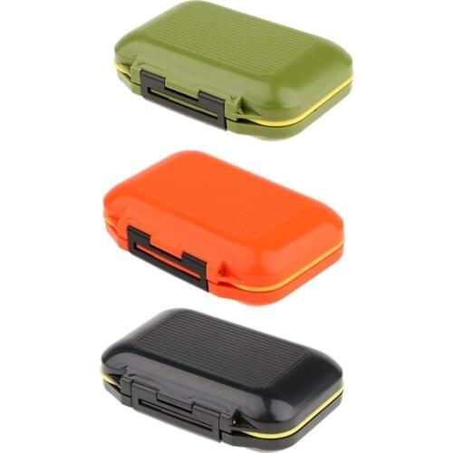 Perfeclan Durable Plastic Fishing Lure Bait Hook Tackle Case Organizer Box Fishing Accessories 3 Colors