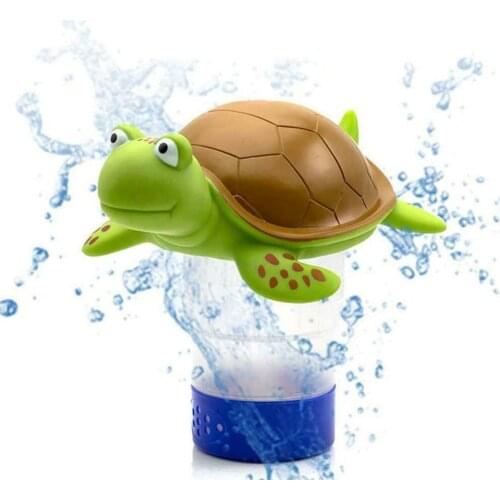 Swimming Pool Chlorine Float Cartoon Plastic Turtle Dose Release Dispenser for Hot Tub/SPA Swimming Pool Chlorine Diffuser Float