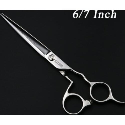 BLACK KNIGHT 6/7 inch Professional hair scissors Barber Hairdressing Cutting shears salon human/pet scissors
