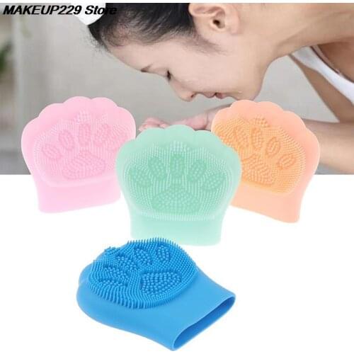 Bath Brushes Massage Wash Pad Silicone Exfoliating Blackhead Facial Clean Brush Shower Bath Facial Cleanser
