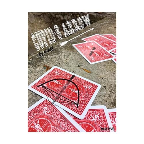 Cupids Arrow (Gimmicks and Online Instructions) by Olivier Pont Card Magic Tricks Close up Illusions Street Magician Fun