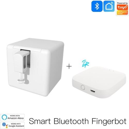Tuya Smart Finge Robot Bluetooth Smart Manipulator Button Switch Robot Smart Home Control Work With Alexa Google Home Assistant