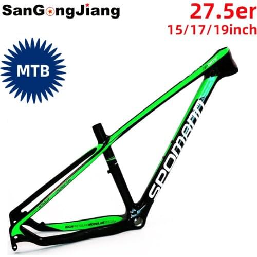 2020 NEW T800 carbon mtb frame 27.5er carbonal Bicycle frame 15 17 19 mountain bike frame 142*12 Thru version 1200g