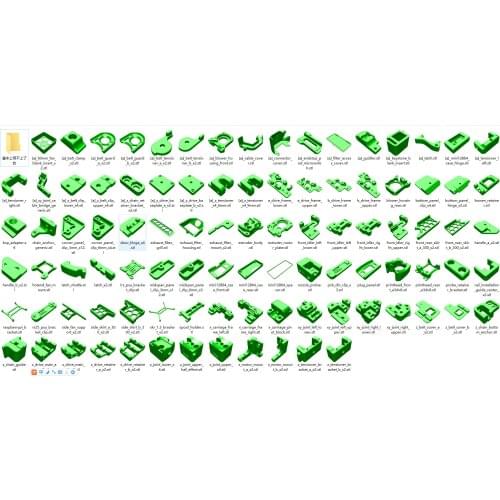 350MM Build Voron 2.4 3D printer e-sun filament ABS+ printed parts full kit Including skirts, panel mount, display for Voron2.4