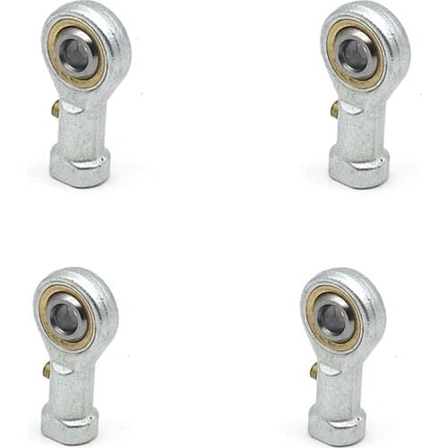 4PCS PHS8 M8 hole 8mm metric fish eye Rod Ends bearing female thread ball joint right hand