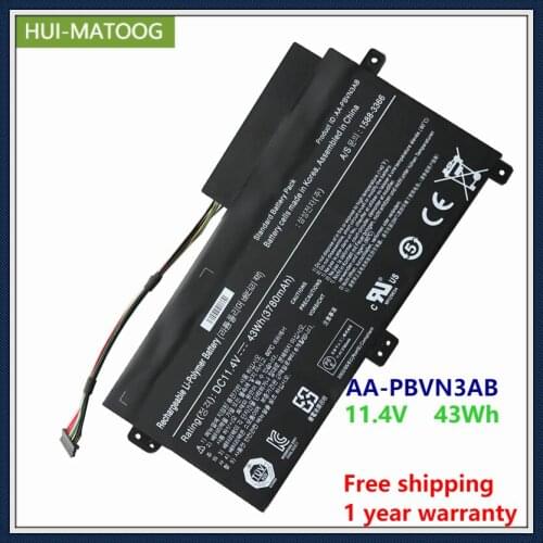 AA-PBVN3AB Laptop Battery For SAMSUNG NP370R4E NP370R5E NP370R5V NP450R4E NP450R5E NP450R4V NP450R5V NP470R5E NP510R5E 11.4V 43W