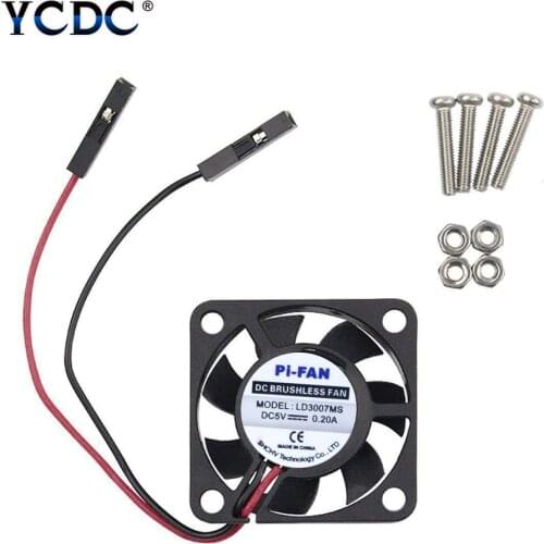 Raspberry PI Fan Active Cooling Fan for Customized Acrylic Case / 5V plug-in and play/Support For raspberry pi model B Plus A