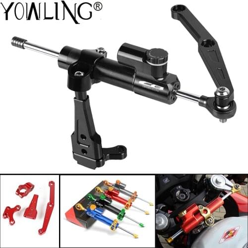 For Honda CB650R CB650 CB 650 R Motorcycle CNC Adjustable Steering Stabilizer Damper Mounting Support Bracket Kit Steer Dampers