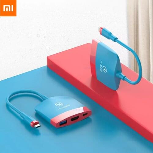 Xiaomi youpin HAGIBIS Switch docking station (portable dock/Type-C converter) USB3.0+HDMI+PD100W power supply