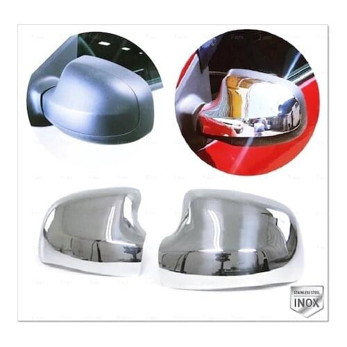 For Dacia Logan MCV Chrome Mirror Cover 2 prç. 2005-2013 stainless Steel Chromium Styling Accessories Modified