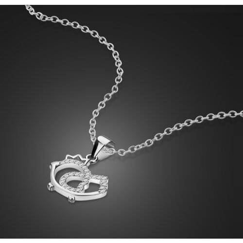 Chinese Style Zodiac Jewelry Cute 100% 925 Sterling Silver Chicken Pendant Necklace For Woman & Girl Choker Fashion Jewelry Gift