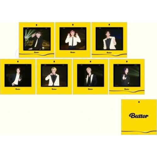 Kpop Bangtan Boys NEW Album Butter Cards Postcards Lomo Cards Fans Collection JUNG KOOK JIMIN SUGA V JIN J-HOPE Gifts Posters