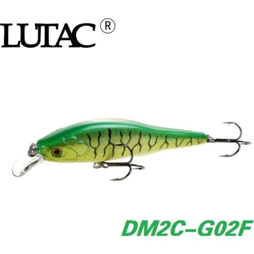 LUTAC 80mm 10g floating fishing baits BKK hook hard lure fishing bait ABS plastic minnow lure DM2C