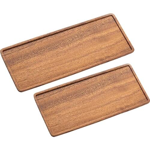 Serving Tray Set Walnut Serving Tray Set Large Storage Tray Multipurpose Wood