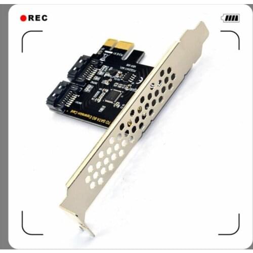 Desktop PCI-E To Sata3.0 Expansion Card 6G Adapter Hard Disk Expansion Controller Adapter For Computer For Mining