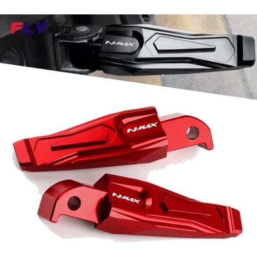 For YAMAHA NMAX155 NMAX125 N-MAX155 N-MAX NMAX 155 125 2015-2020 2019 2018 2017 Motorcycle CNC Rear Passenger Foot Peg Footrests
