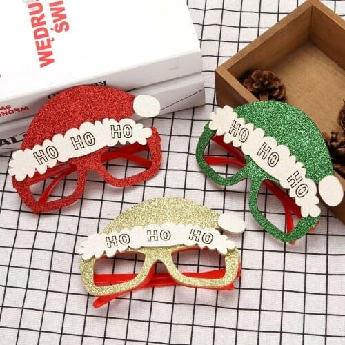 Christmas Theme Party Decorations Childlike Cute Funny Toy Eyes Christmas Party Decoration Glasses