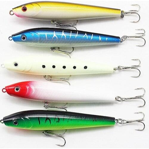 Stickbait Sinking Pencil Pike 3D Eyes Fishing Lure 9cm 8.6g Artificial Bait Stable Hard Lures for Fishing Fish Goods Tackle Hot